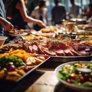 BUFFET ITALIEN (entrées + plats + desserts)