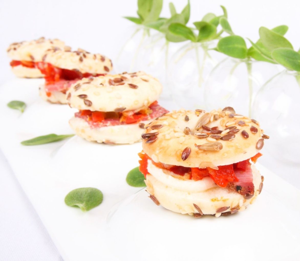 MINI BAGELS PASTRAMI