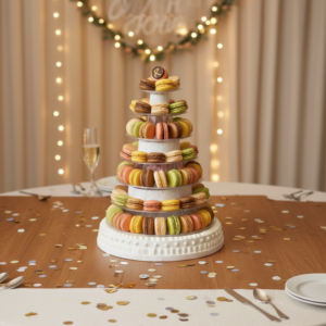 PIÉCE MONTÉE PYRAMIDE DE 91 MACARONS