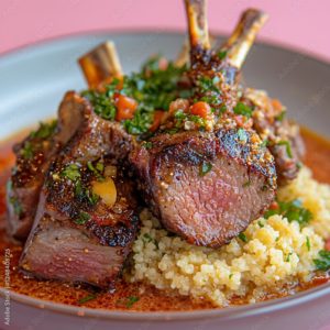 COUSCOUS MÉCHOUI ÉPAULE D'AGNEAU