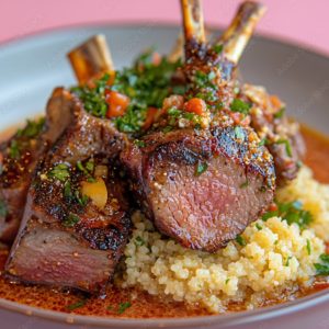 COUSCOUS MÉCHOUI ÉPAULE D'AGNEAU