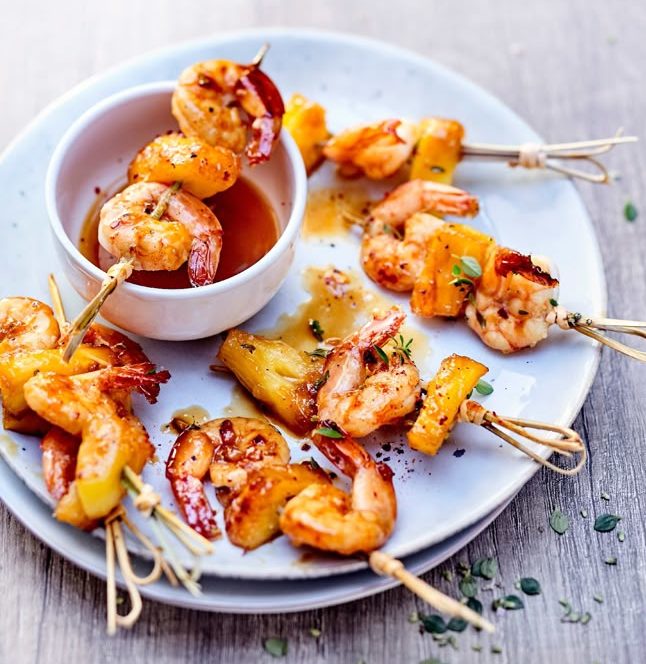 ANANAS VICTORIA + BROCHETTE DE CREVETTES (300g) – Image 2