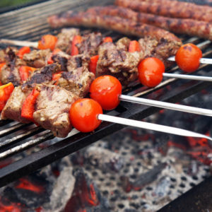 BROCHETTE DE BOEUF CUITE AU FEU DE BOIS (à l'unité)