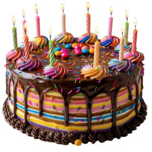 CHOISISSEZ VOTRE GÂTEAU D'ANNIVERSAIRE