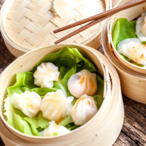 RAVIOLIS AUX CREVETTES (4 pièces)