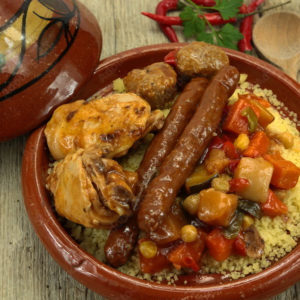 COUSCOUS POULET MERGUEZ