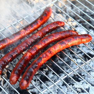 MERGUEZ CUITE AU FEU DE BOIS (à l'unité)