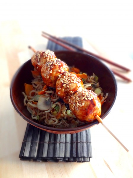 BOULETTES DE POULET SUCRÉES PIQUANTES (250g/pers) – Image 3