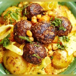 COUSCOUS BOULETTES DE BOEUF