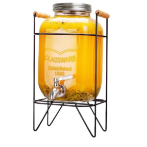 PLANTEUR FAIT MAISON LIVRÉ AVEC SON DISTRIBUTEUR À BOISSONS EN VERRE (5 litres)