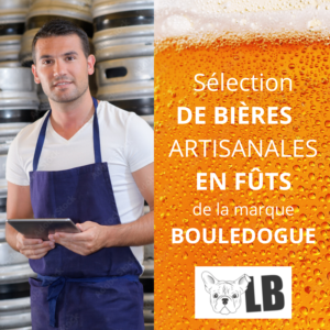 BIÈRES ARTISANALES BOULEDOGUE EN FÛTS DE 30 LITRES