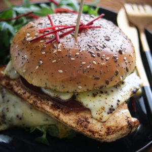 BURGER AU POULET FERMIER 400g (A commander pour l'animation burgers)