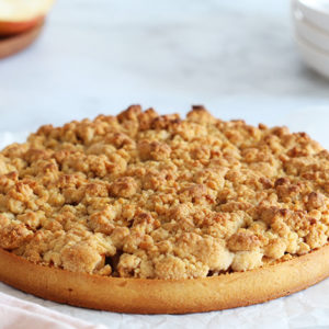 CRUMBLE À LA POMME (Gâteau de 10 parts)