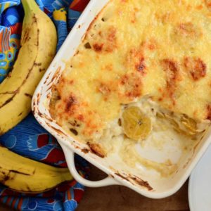 GRATIN DE BANANES PLANTIN (250g la part)