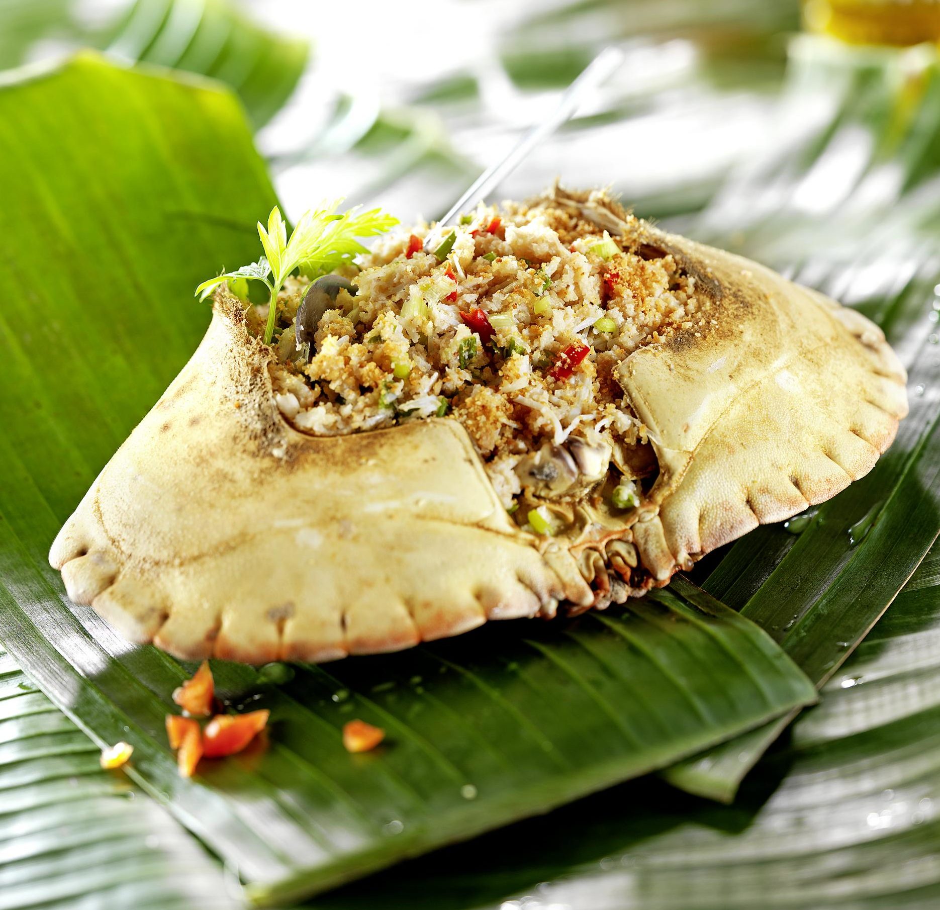 CRABE FARCI À L'ANTILLAISE (calibre 11cm)