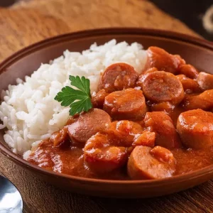 ROUGAILLE SAUCISSES (300g la part)