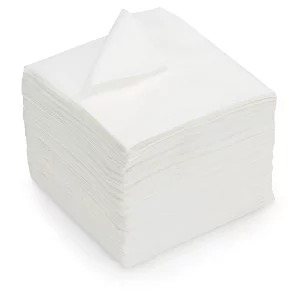 SERVIETTES BLANCHES TRAITEUR COCKTAIL (20 X 20 lot de 50 serviettes)