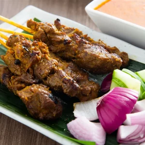 BROCHETTES DE POULET SATAY (3 brochettes)