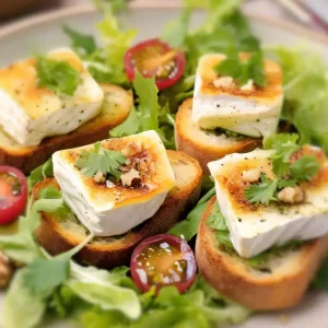 SALADE DE CHÈVRE CHAUD