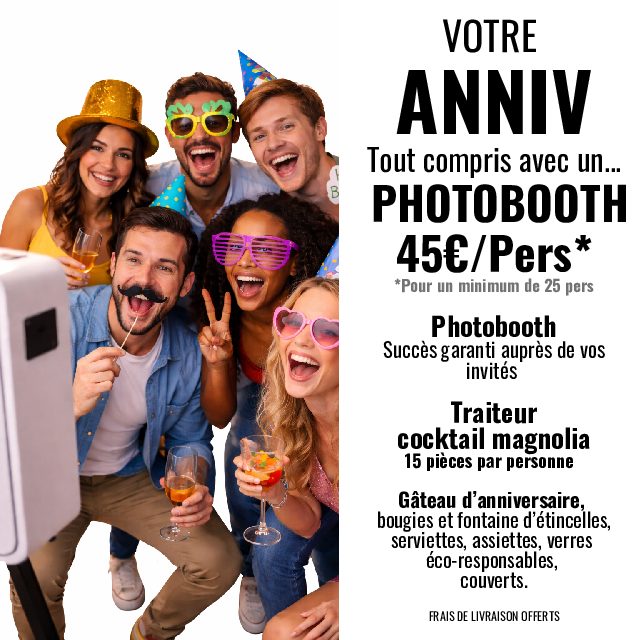 VOTRE ANNIV AVEC UN PHOTOBOOTH