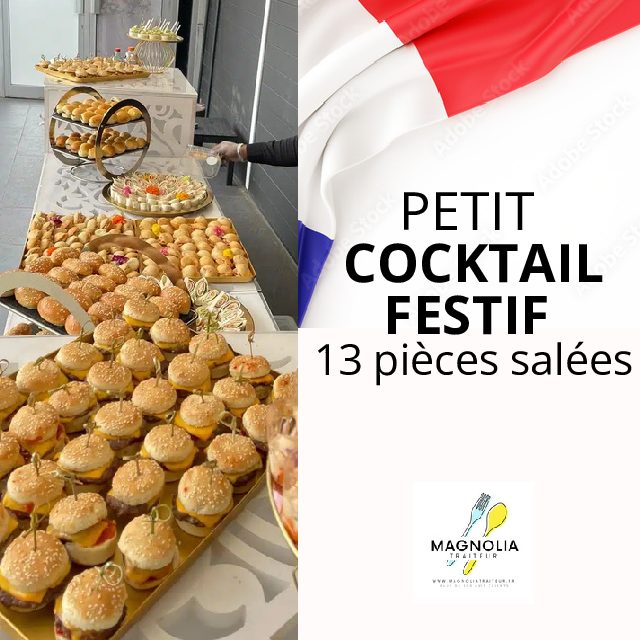 PETIT COCKTAIL FESTIF (13 pièces uniquement salées)