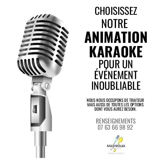 ANIMATION KARAOKE 4h (Le temps fort de votre anniversaire!)