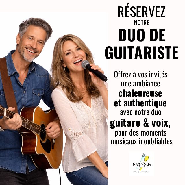 DUO DE GUITARISTE VOIX (1h30)