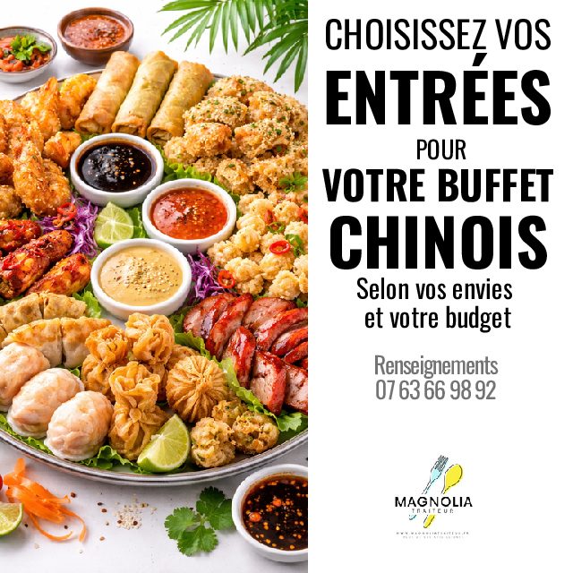 BUFFET CHINOIS (Choisissez vos entrées)
