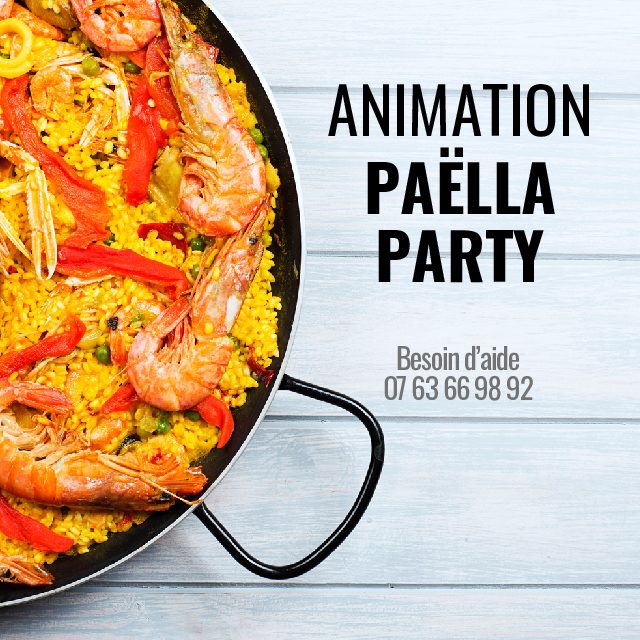 PAËLLA PARTY (400g/pers & Matériel fourni)
