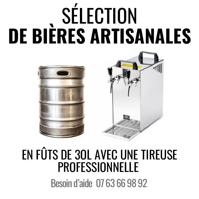 BIÈRES ARTISANALES EN FÛTS DE 30 LITRES