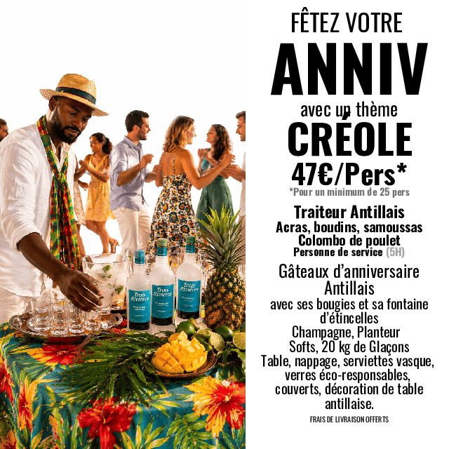 ANNIVERSAIRE THÈME CRÉOLE