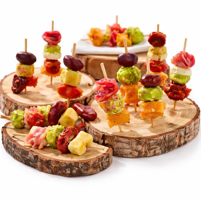 ASSORTIMENT DE BROCHETTES AUX 3 PARFUMS (Minimum de commande 10 pièces)