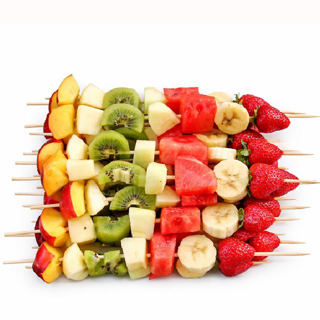 BROCHETTE DE FRUITS (plateau de 20 brochettes)
