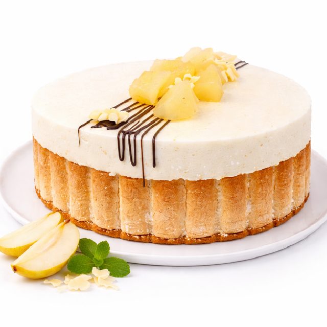 CHARLOTTE POIRE CHOCOLAT (10/12 parts)