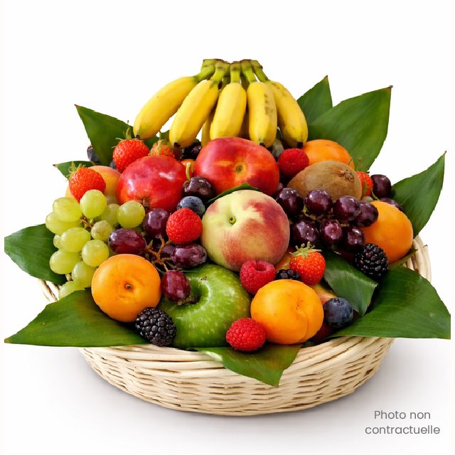 CORBEILLE DE FRUITS DE SAISON 3 KG (La petite touche sucrée qui fera plaisir)