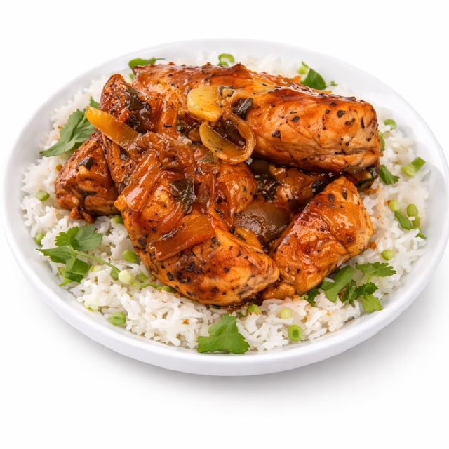 COQ ROUSSI (Minimum de commande 5 parts -300g la part)