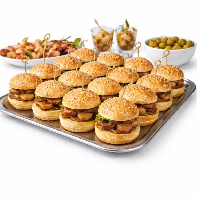MINI BURGERS AU FOIE GRAS (Mininimum de commande 20 pièces 25g/Pièce)