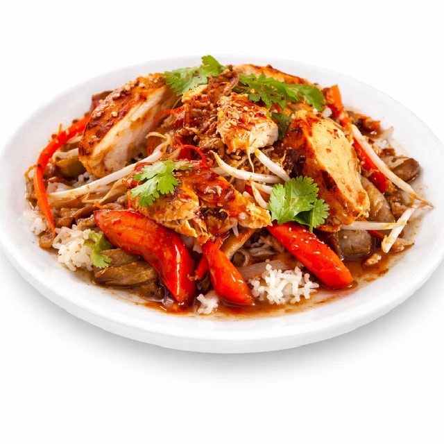 POULET À LA CITRONNELLE  (250g/pers)