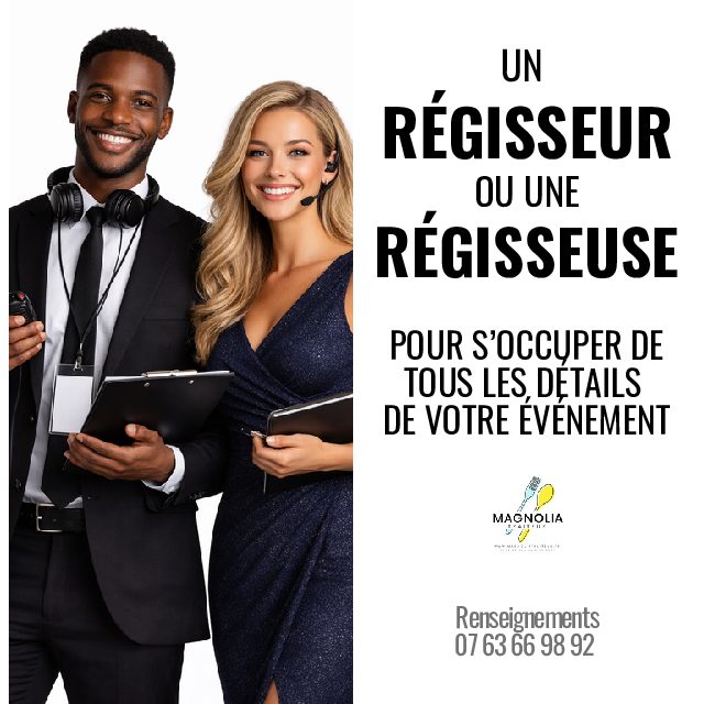 RÉGISSEUR(SE) POUR TOUT GÉRER (Formule 7h)