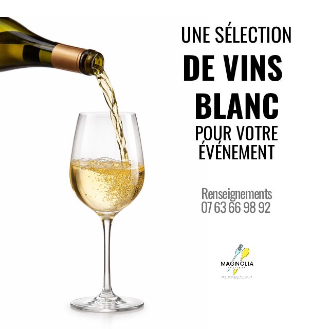 CHOISISSEZ UN VIN BLANC POUR VOTRE ÉVÉNEMENT