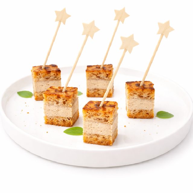 TRESOR CUBE FOIE GRAS (Minimum de commande 20 pièces)